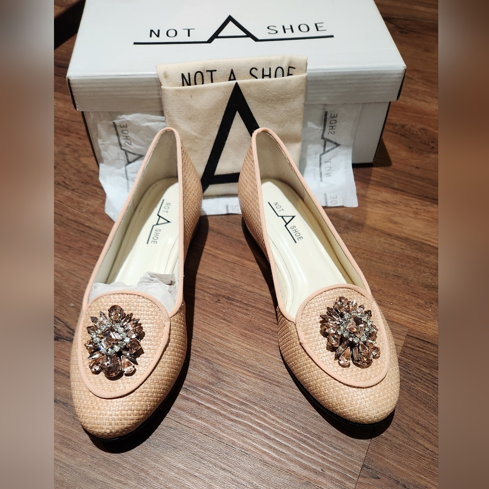 Women's Loafer Palha Nude Rose Not A Shoe Size 7 - Picture 13 of 15